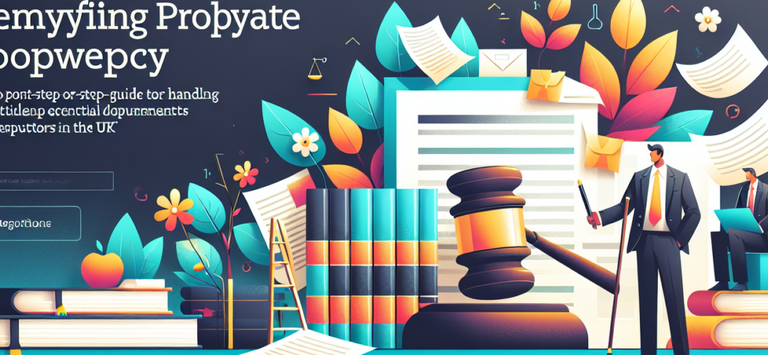 Demystifying Probate Paperwork: A Step-by-Step Guide to Handling Essential Documents for Executors in the UK